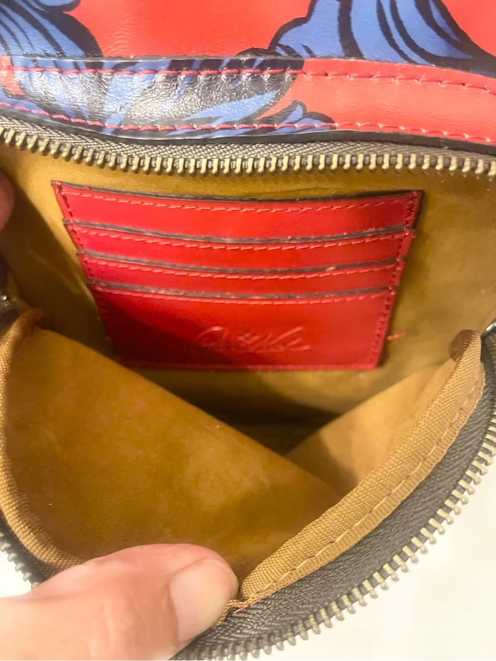 Patricia Nash Leather Kea Sling Bag No Callouts